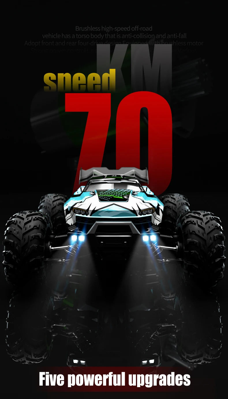 High-Speed 1:16 Brushless RC Off-Road Car