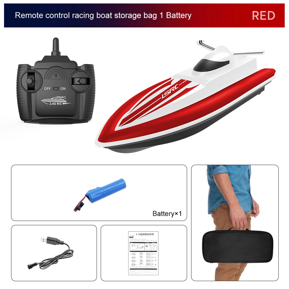 High-Speed Waterproof RC Racing Boat