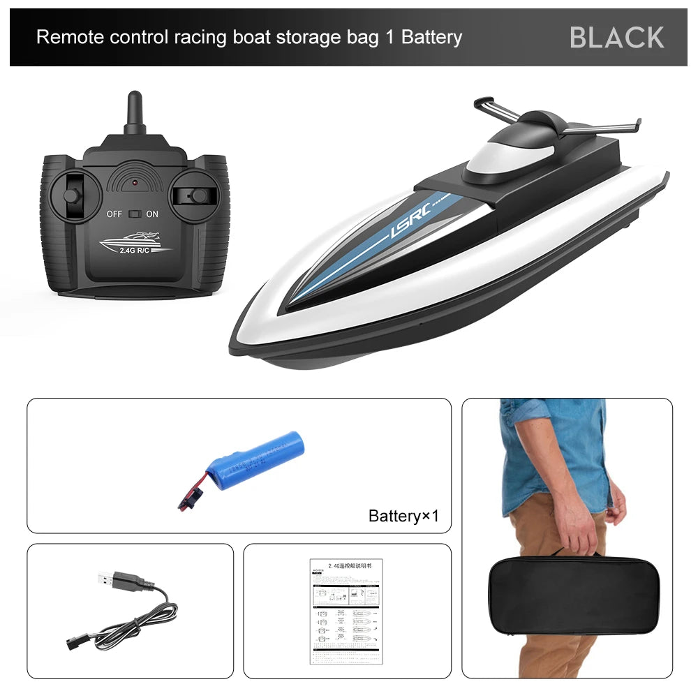 High-Speed Waterproof RC Racing Boat