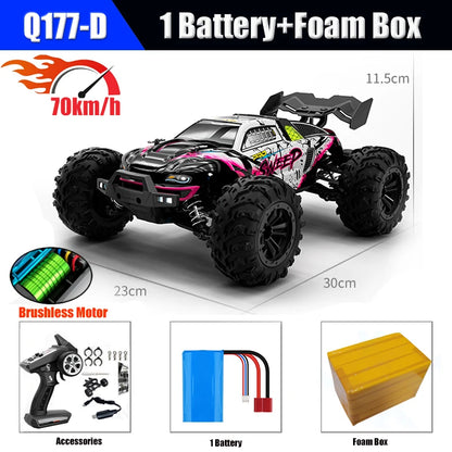 High-Speed 1:16 Brushless RC Off-Road Car