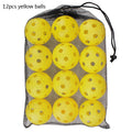 C-12pcs yellow balls