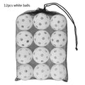 D-12pcs white balls