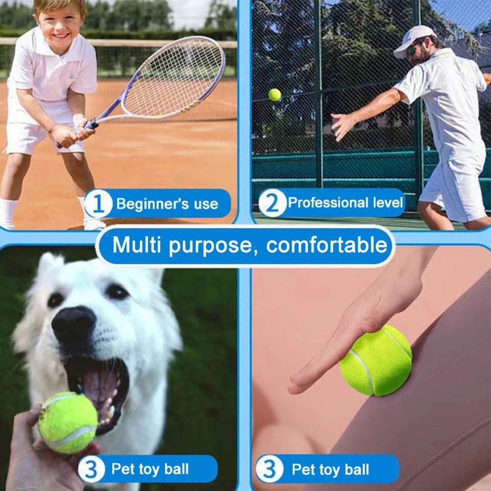 High Elasticity Dog Tennis Balls With Carry Bag