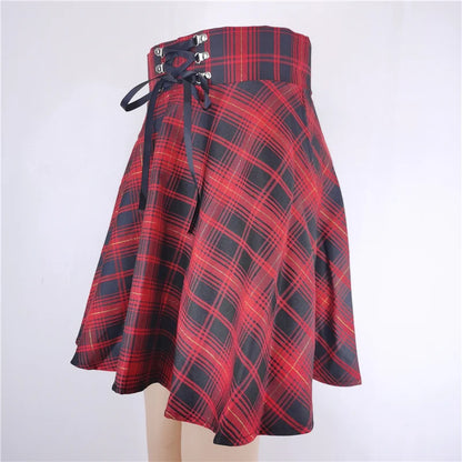 high waisted skater skirt
