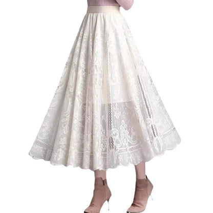 high waisted pleated skirt
