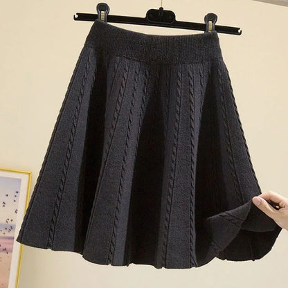 womens pleated midi skirt
