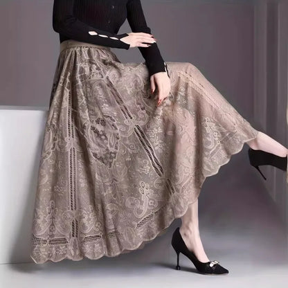 a line skirt
