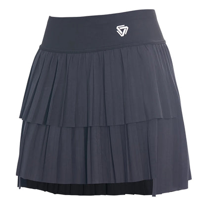 High Waist Pleated Skort

