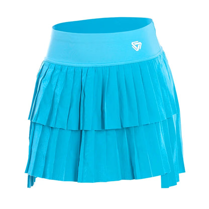 High Waist Pleated Skort
