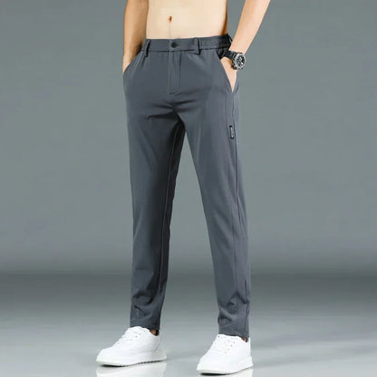 Summer Ice Silk Stretch Pants for Men
