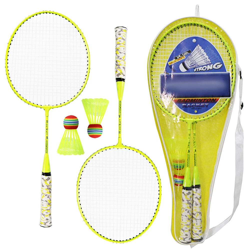 Indoor 2 Player Beginner Badminton Rackets