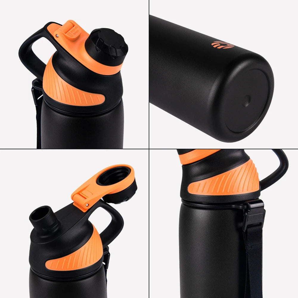 Insulated Stainless Steel Vacuum Flask for Outdoor Sports
