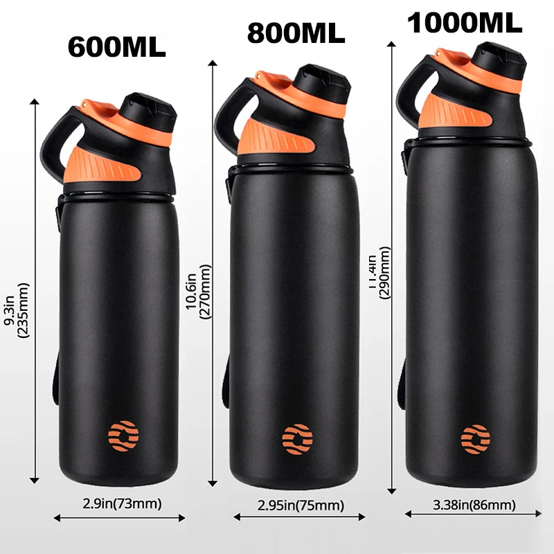 Insulated Stainless Steel Vacuum Flask for Outdoor Sports
