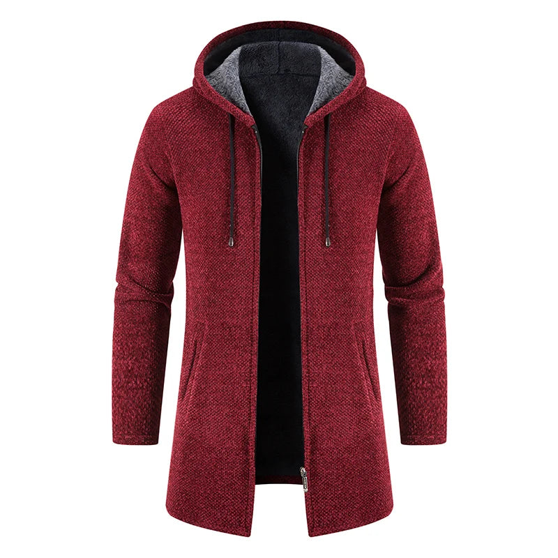 warm jackets foCozy Hooded Knitwear Jacket for Men
r men