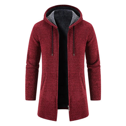 warm jackets foCozy Hooded Knitwear Jacket for Men
r men