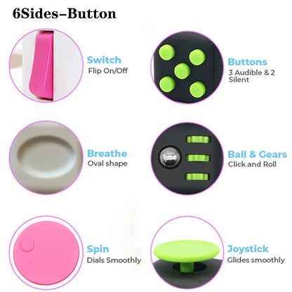 Kid's Rainbow Color Cubes Antistress Toys