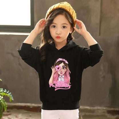 Kids Cartoon Hoodie Sweatshirt Pants Set