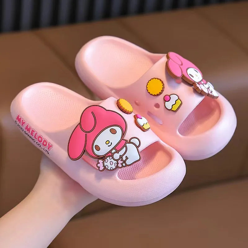  Cartoon Kids Non-Slip Indoor Slippers