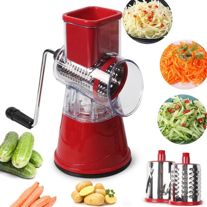 Kitchen Gadget 8-in-1 Garlic Grinder, Potato Shredder, and Vegetable Grater