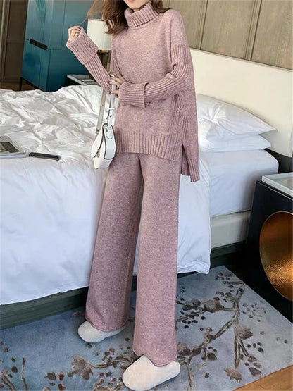 Cozy Winter Knit Suit Set
