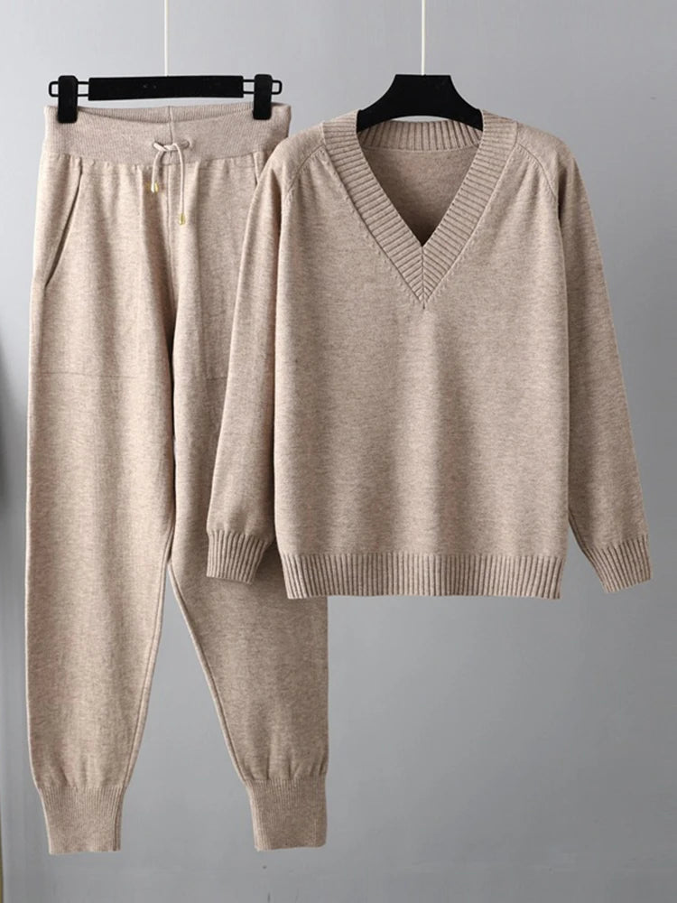 Autumn Knit Sweater Set