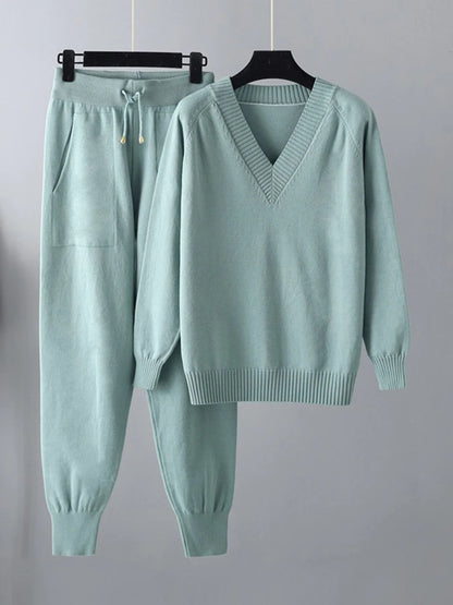 Autumn Knit Sweater Set