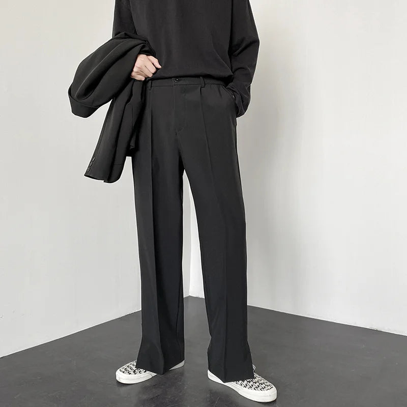 Korean Baggy Wide-Leg Streetwear Pants
