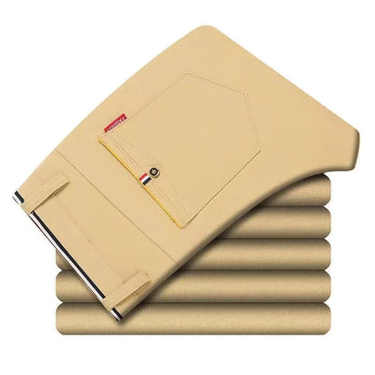 6-Color Slim Fit Korean Casual Trousers
