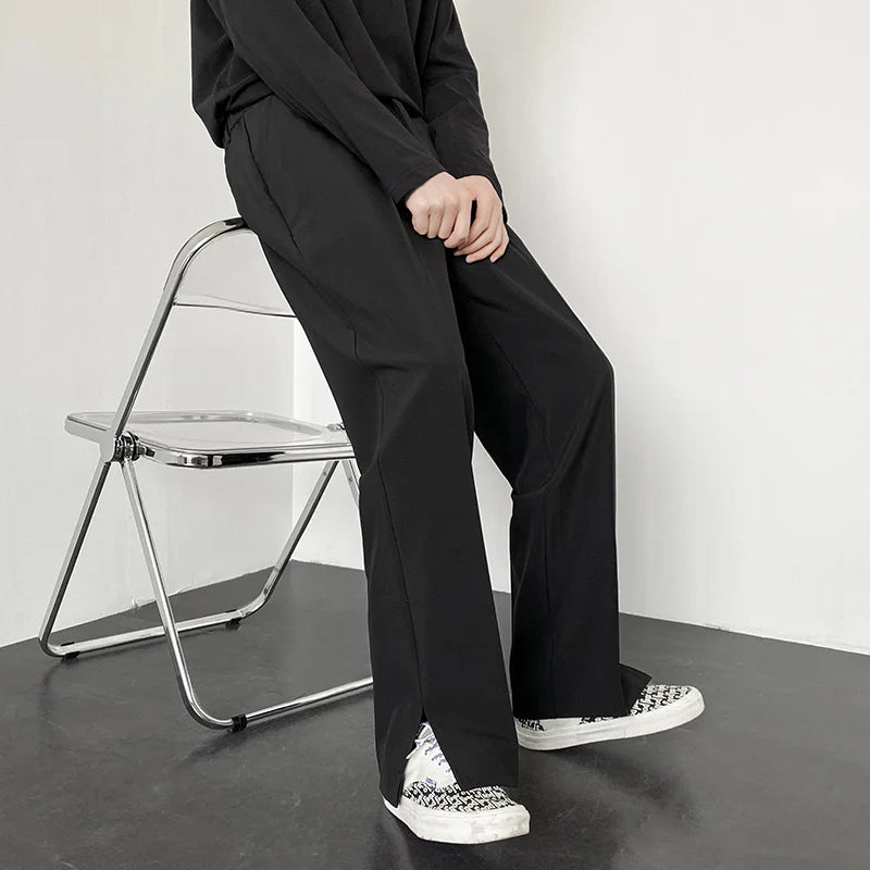 Korean Baggy Wide-Leg Streetwear Pants
