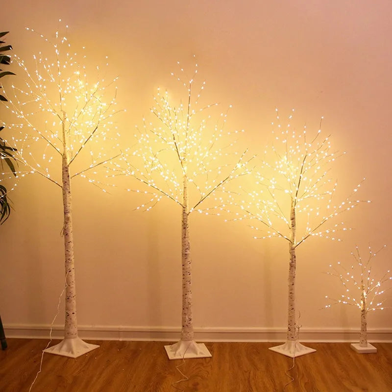 LED Birch Tree Christmas Light for Bedroom Decorlight bulbs