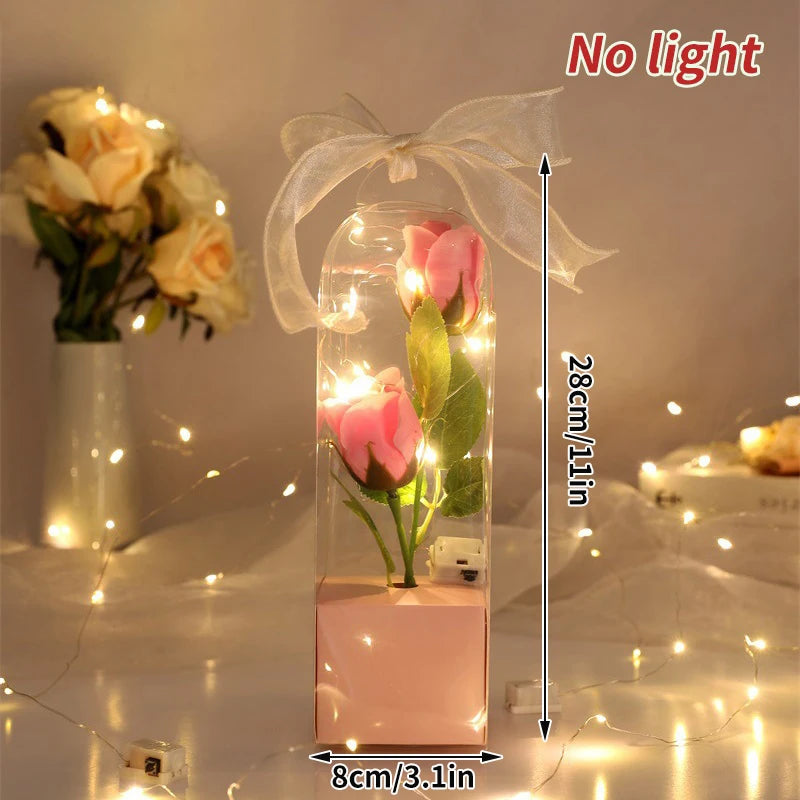 Eternal Gold Foil Rose - Creative LED Night Light Flower Valentine Gift