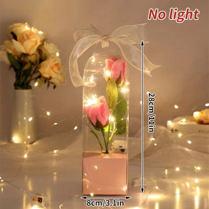 Eternal Gold Foil Rose - Creative LED Night Light Flower Valentine Gift
