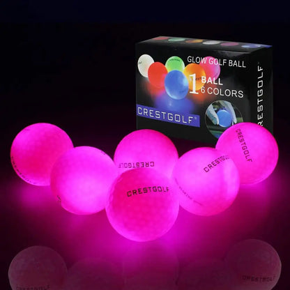 Crestgolf LED Glow Balls- Perfect Night Golf Gift
