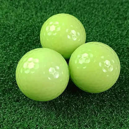 3-Pack Colorful LED Glow Golf Balls for Night Play
