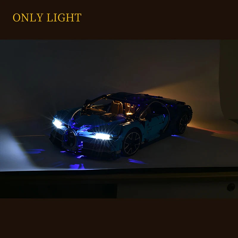 LED-Lichtset für Bugatti Chiron Blocks
