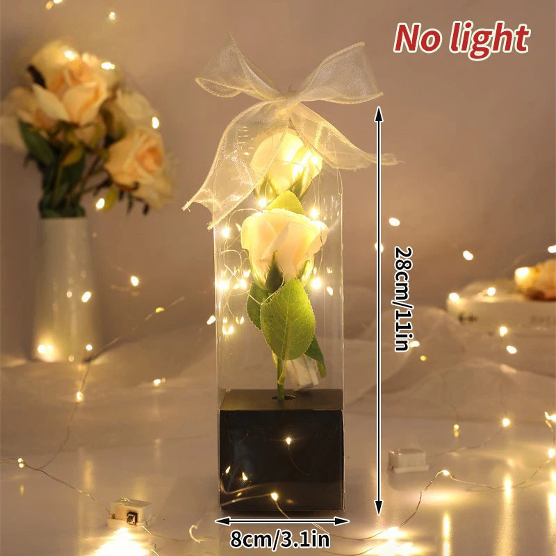 Eternal Gold Foil Rose - Creative LED Night Light Flower Valentine Gift