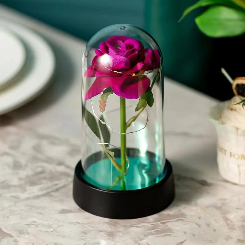 Eternal Gold Foil Rose - Creative LED Night Light Flower Valentine Gift