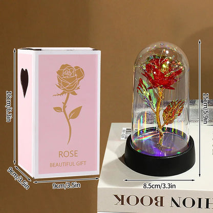 Eternal Gold Foil Rose - Creative LED Night Light Flower Valentine Gift