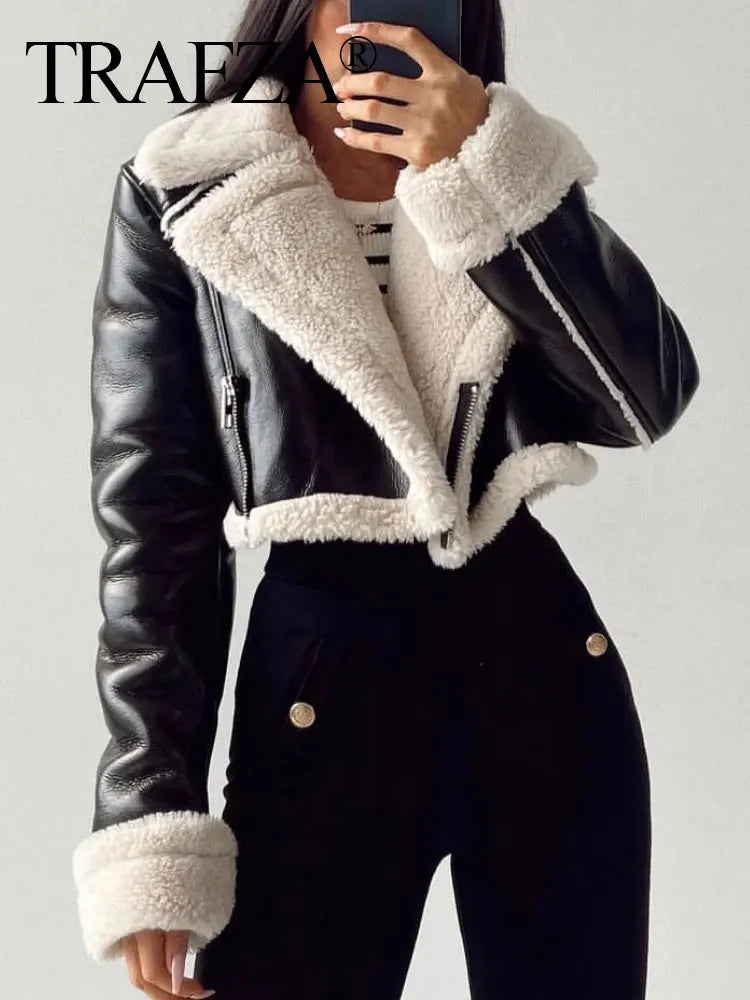 Vintage Lambswool Double-Sided Jacket for Women