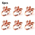 rose gold  6pcs