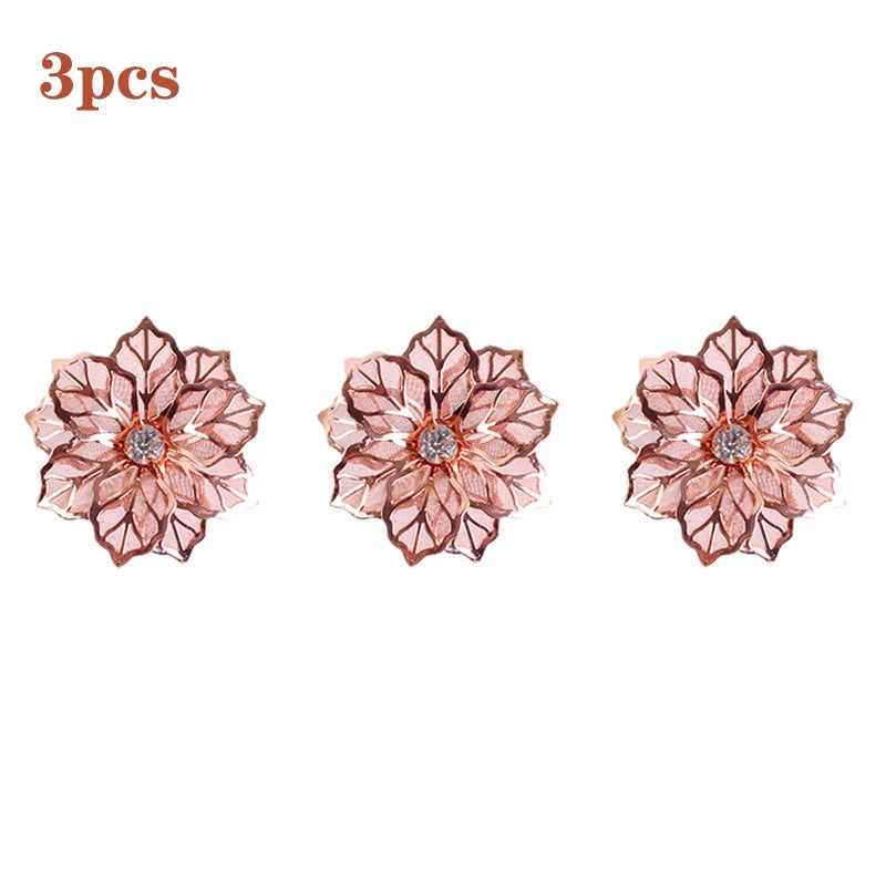 Leaf Napkin Rings Elegant Table Decor