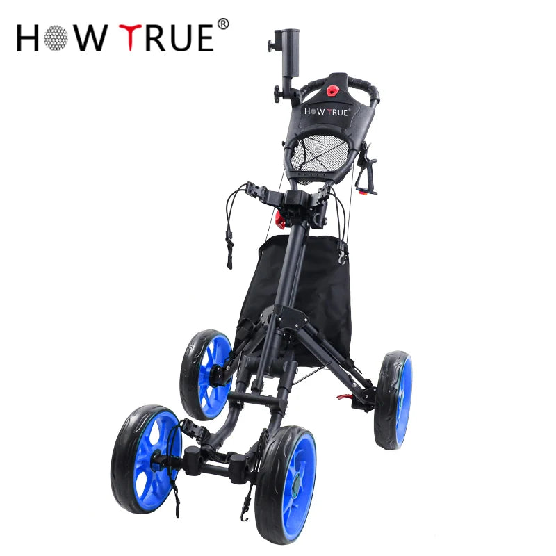 Lightweight 3-Wheel Golf Push Cart