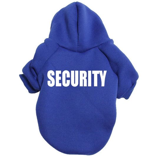 Lightweight Plush Warm Letter Printed Dogs Hoodies