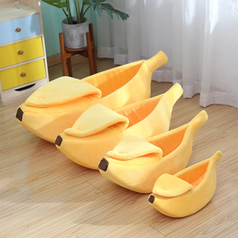 Lightweight Winter Cushion Soft Funny Banana Pet Bed