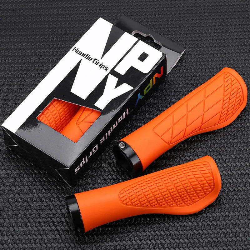 Lock-On Mountain Bike Grips with Soft Rubber
