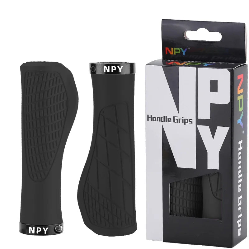 Lock-On Mountain Bike Grips with Soft Rubber
