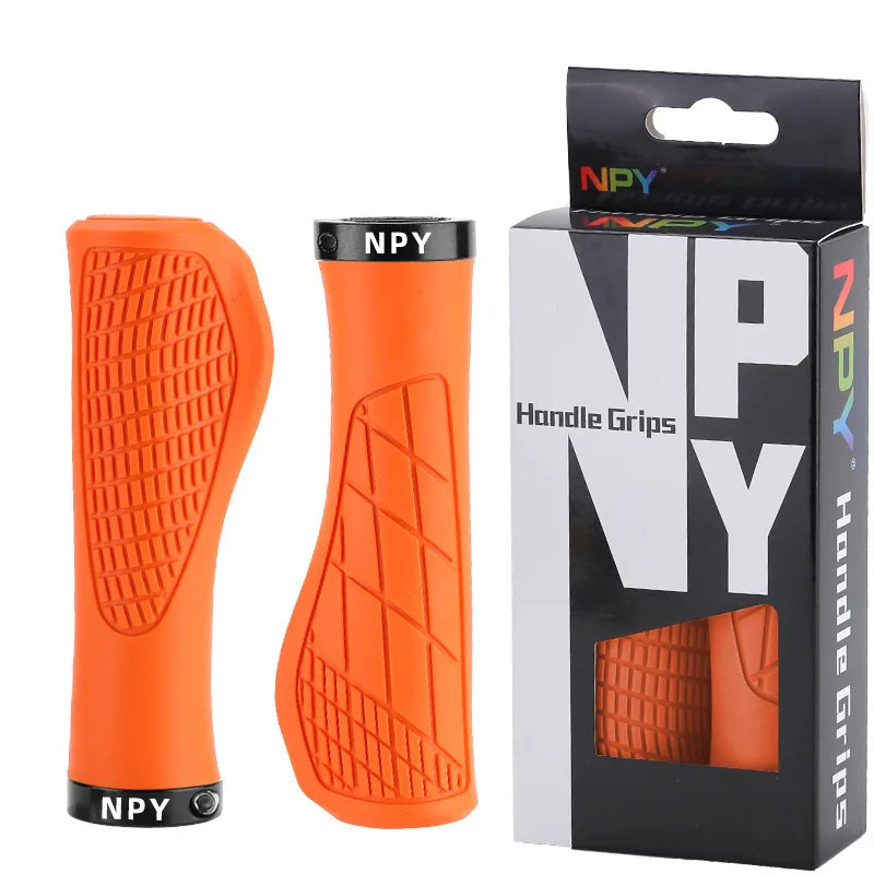 Lock-On Mountain Bike Grips with Soft Rubber
