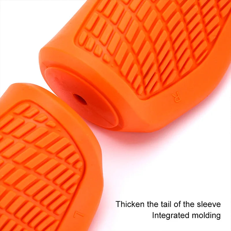 Lock-On Mountain Bike Grips with Soft Rubber
