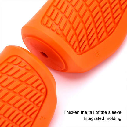 Lock-On Mountain Bike Grips with Soft Rubber
