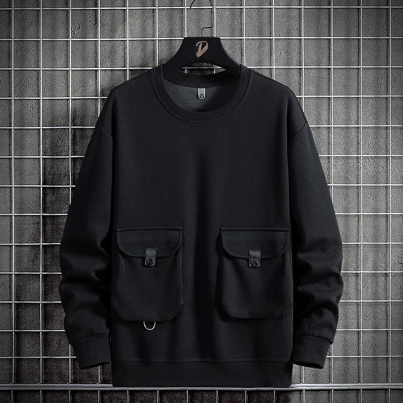 Spring Stripe Sweatshirt- Oversized Cotton Hoodies
